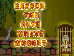 Juego Rescue the Cute White Monkey