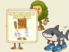 Juego Tung Tung Sahur Coloring Book