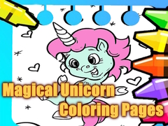 Juego Magical Unicorn Coloring Pages