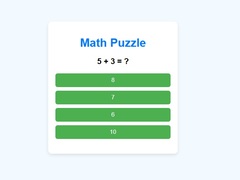 Juego Math Puzzle