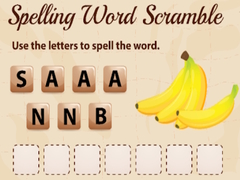 Juego Spelling Word Scramble
