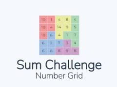 Juego Sum Challenge Number Grid