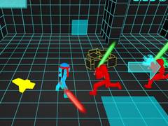 Juego Stickman Neon Sword Fighting