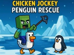 Juego Chicken Jockey: Penguin Rescue
