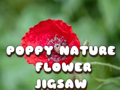 Juego Poppy Nature Flower Jigsaw