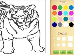 Juego Tiger Coloring Book