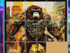 Juego Gorilla Sliding Puzzles