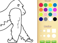 Juego Gorilla Coloring Book for Kids