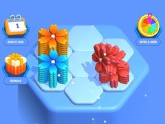 Juego Flower Hexa Puzzle