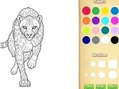 Juego Wild Animals Coloring Book