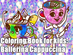 Juego Coloring Book for kids: Ballerina Cappuccina 