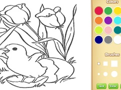 Juego Flowers Coloring Book For Kids