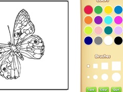 Juego Butterflies Coloring Book for Kids