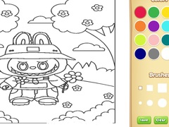 Juego Labubu Coloring Book For Kids