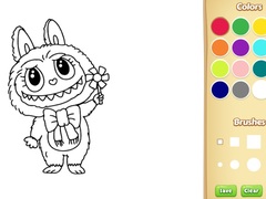 Juego Labubu Doll Coloring Book for Kids
