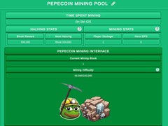 Juego Pepecoin Miner Idle Simulator
