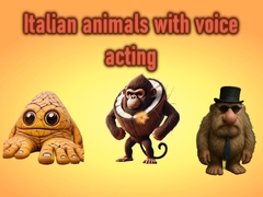 Juego Italian animals with voice acting