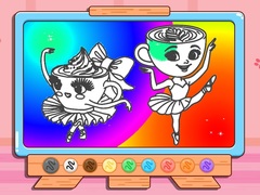 Juego Coloring Book: Ballerina Cappuccin
