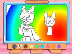 Juego Coloring Book: Pinki Sprunki Makeover