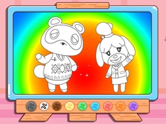Juego Coloring Book: Animal Crossing