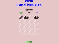Juego 2048 Land Vehicles