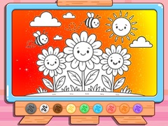 Juego Coloring Book: Happy Flower