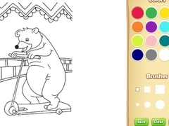 Juego Circus Animals Coloring Book