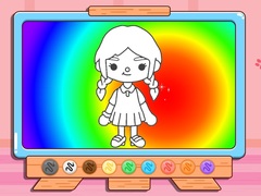 Juego Coloring Book: Toca Boca Girl