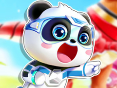 Juego Jigsaw Puzzle: Baby Panda Robot Team