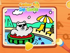 Juego Color By Code: Polar Bear