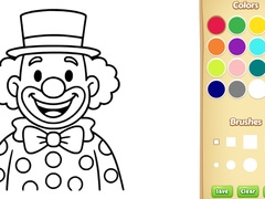 Juego Clown Coloring Book