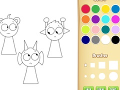 Juego Sprunki Coloring Pages