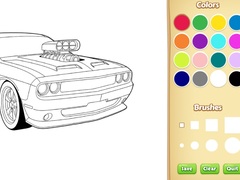 Juego Car Coloring Book