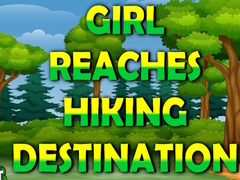 Juego Girl Reaches Hiking Destination