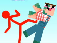 Juego Red Stickman vs Craftmans