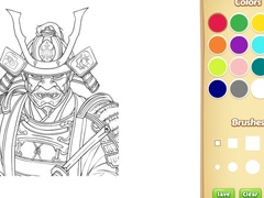 Juego Samurai Coloring Book