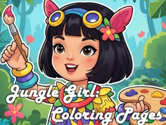 Juego Jungle Girl: Coloring Pages