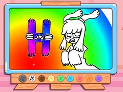 Juego Coloring Book: Alphabet Lore H