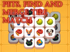 Juego Pets, Find and Merge Tile Match