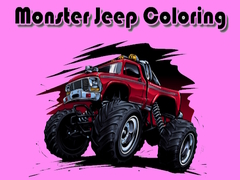 Juego Monster Jeep Coloring