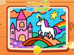 Juego Color By Code: Rainbow Unicorn