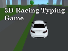 Juego 3D Racing Typing Game