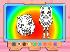 Juego Coloring Book: Mira Kpop Demon Hunters