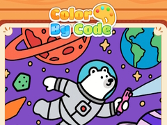 Juego Color By Code Space Bear