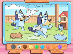 Juego Coloring Book: Bluey & Bingo Chasing Play