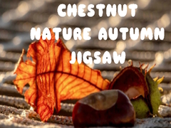 Juego Chestnut Nature Autumn Jigsaw