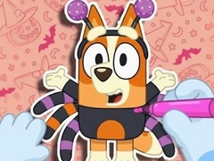 Juego Coloring Book: Halloween Spooky Bingo & Bluey