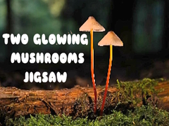 Juego Two Glowing Mushrooms Jigsaw