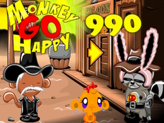 Juego Monkey Go Happy Stage 990