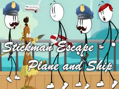 Juego Stickman Escape - Plane and Ship
